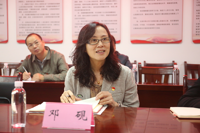 学党史促发展党委书记邓砚率队到国际语言文化教育学院督查调研党史